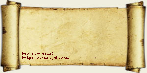 Tina Jovandić vizit kartica